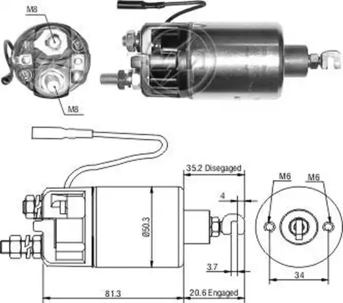 магнитен превключвател, стартер ZM ZM 661