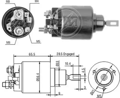 магнитен превключвател, стартер ZM ZM 671