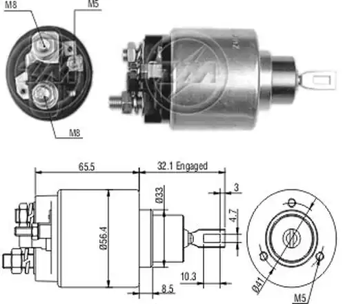 магнитен превключвател, стартер ZM ZM 677