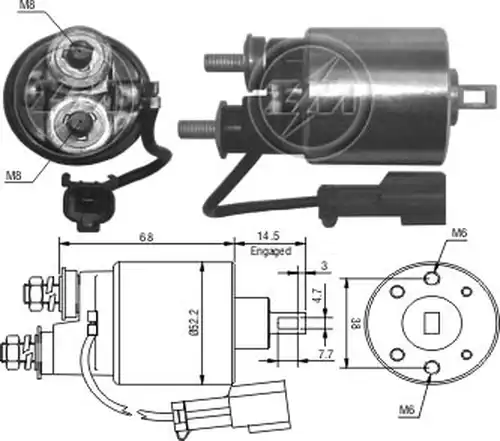 магнитен превключвател, стартер ZM ZM 718