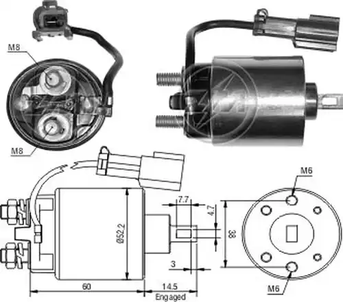 магнитен превключвател, стартер ZM ZM 719