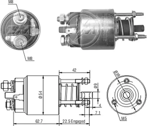 магнитен превключвател, стартер ZM ZM 7-395