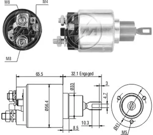 магнитен превключвател, стартер ZM ZM 778