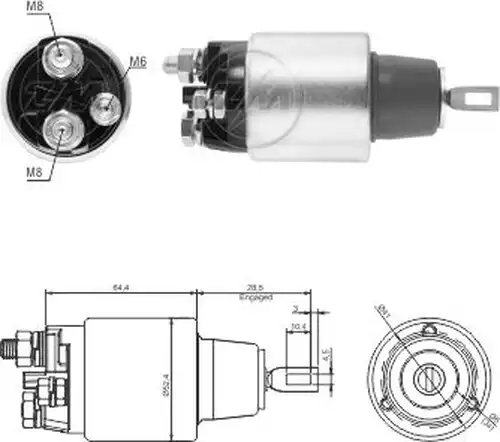 магнитен превключвател, стартер ZM ZM 9-381