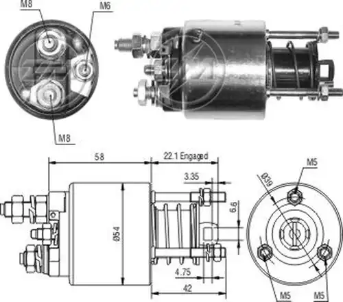 магнитен превключвател, стартер ZM ZM 9-595