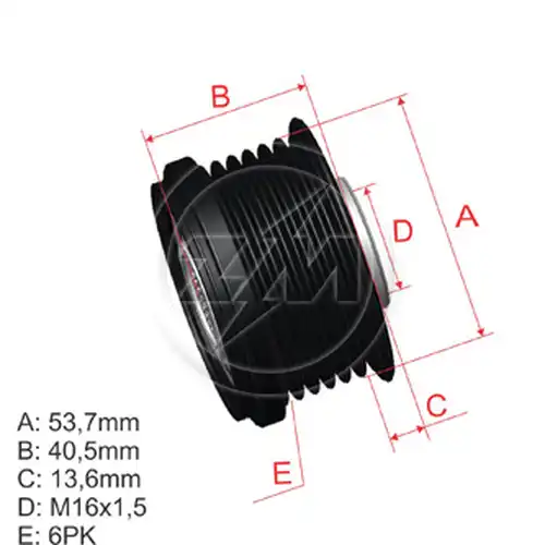 механизъм за свободен ход на генератор ZM ZM 96.003.02