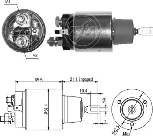 магнитен превключвател, стартер ZM ZM 975