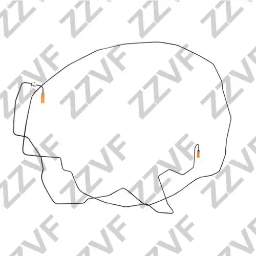 комплект хидравлични линии, окачване ZZVF ZV72RL